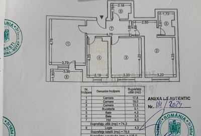 Apartament cu 3 camere decomandat, mobilat în Lujerului - 15