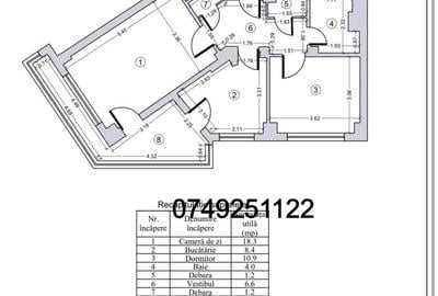 Apartament cu 2 camere decomandat în Lacul Tei - 1