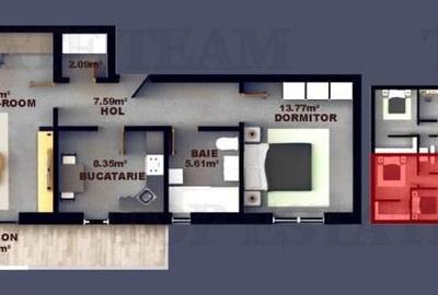 Apartament cu 4 camere semidecomandat în Dobroești - 11