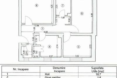 Apartament cu 3 camere decomandat în P-ța Ovidiu - 2