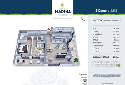 Apartament cu 3 camere de vânzare în zona Aurel Vlaicu - 7