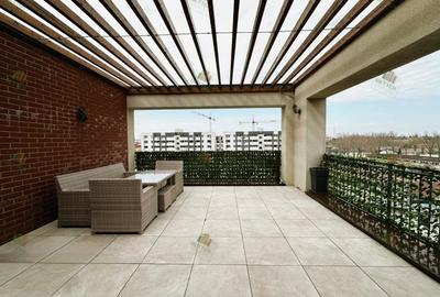 Penthouse cu 2 camere semidecomandat, mobilat în Apărătorii Patriei - 3