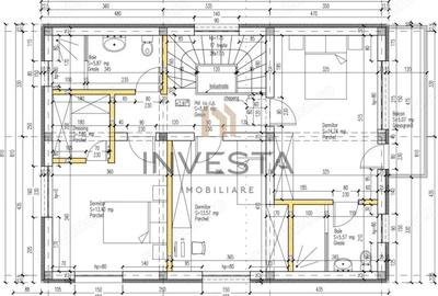 Casă cu 2 camere cu Canalizare în Chinteni - 3