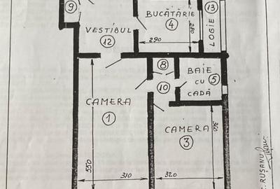 Apartament cu 3 camere semidecomandat, mobilat în Crângași - 1