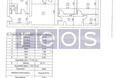 Apartament cu 3 camere decomandat în Aviației - 28