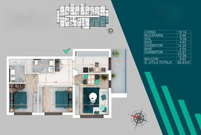 Titan Pallady metrou Nicolae Teclu 3 Camere Decomandat dotari premium Titan Pallady metrou Nicolae Teclu 3 Camere Decomandat dotari premium - 7