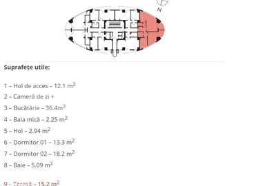 Apartament cu 3 camere în Mănăștur