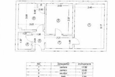 Apartament cu 2 camere decomandat în Ozana - 4