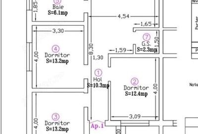 Casă cu 3 camere cu Teren 350 Mp în Central - 2