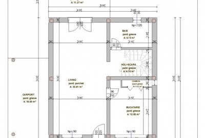Casa 4 camere 130mp + 500mp teren zona - 2