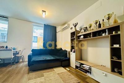 Apartament cu 2 camere semidecomandat, mobilat în Băneasa