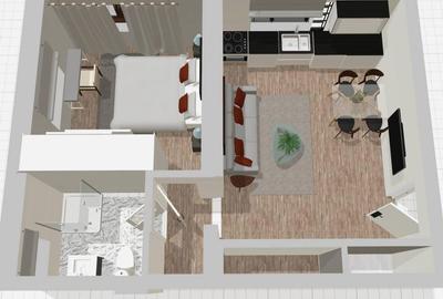 Apartament cu 2 camere decomandat în Central - 2