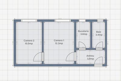 Apartament cu 2 camere semidecomandat în Pădurea Neagră - 2