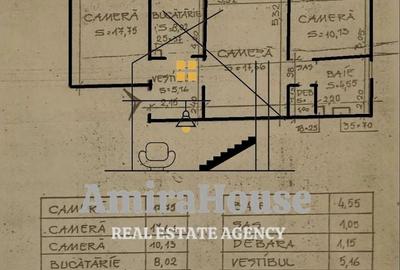 Apartament 3 camere, 66 mp, Gruia - 23