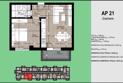 Apartamente 1 si 2 camere Otopeni | str Avram Iancu | Reducere 10% - 11