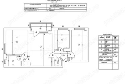 Apartament cu 3 camere semidecomandat în George Enescu - 1