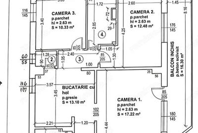 Apartament cu 3 camere decomandat în Tudor Vladimirescu - 13