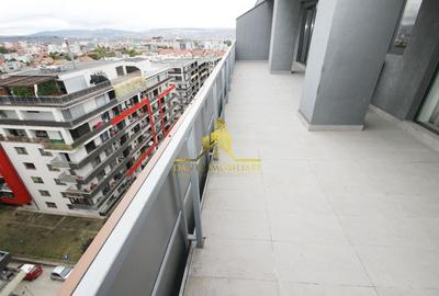 Penthouse, 3 camere, modern, bloc nou, terasa, garaj, Buna Ziua