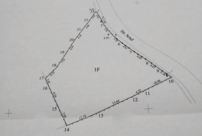 Teren in sat, cu vedere larga, langa rau, si fundatie casa P+1 - 13
