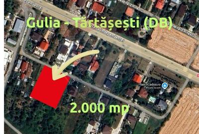 Teren agricol de 2000 mp, în Tărtășești - 1