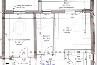 Apartament 1 camera, 46 mp utili zona Braytim-Urseni