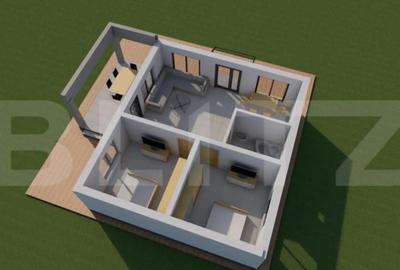 Casă cu 3 camere cu Teren 576 Mp în Central - 1