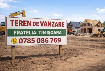 Teren Construcții intravilan de 3843 mp, în Fratelia - 1