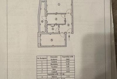 Apartament cu 2 camere decomandat în Calea București - 3