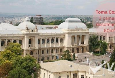 3 camere | Decomandat | 60mp | Mobilat și utilat | Lângă Universitatea Cuza și L