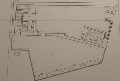 Spațiu comercial, de 345 mp, în P-ța Romană - 2