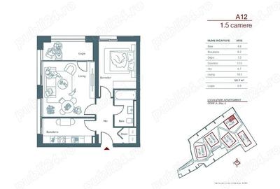 Apartament 2 camere, decomandat, Str. Stuparilor nr.6, Timisoara - 2