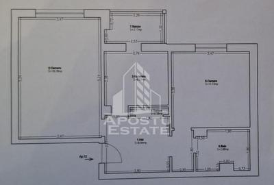 Apartament cu 2 camere, etaj intermediar, zona Lipovei - 2