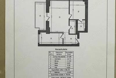 Apartament cu 3 camere decomandat în Barbu Văcărescu - 15