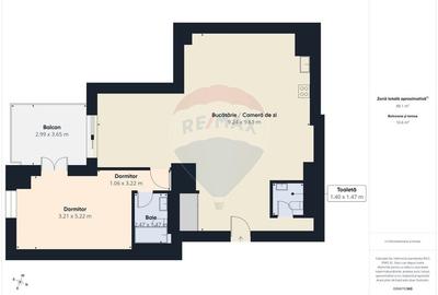 Apartament cu 2 camere semidecomandat, mobilat în Pipera - 16