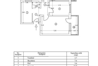 Apartament cu 3 camere decomandat, mobilat în Giurgiului - 19
