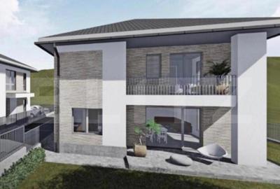 Casa individuala semifinisata, 5 camere, terasa circulabila,