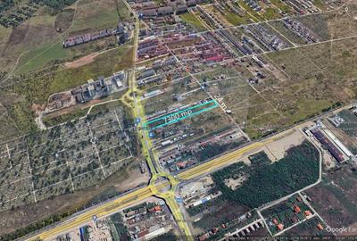 Teren intravilan 7.383 mp, dubla deschidere, Prelungirea Ghencea - 2