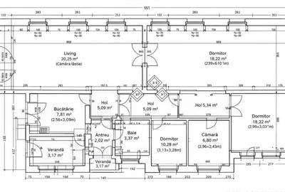 Casă cu 3 camere cu Teren 50 Mp în Noua - 2