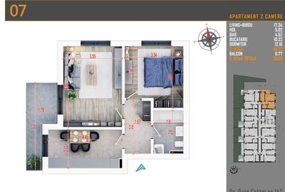 Apartament 2 camere decomandat,Pallady,Sector 3, Metrou - 4
