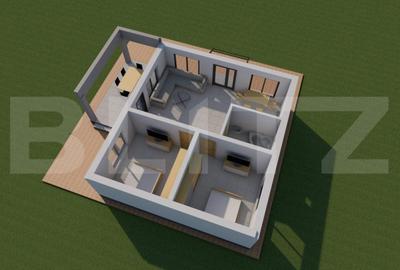 Casă cu 3 camere cu Teren 576 Mp în Valea - 7