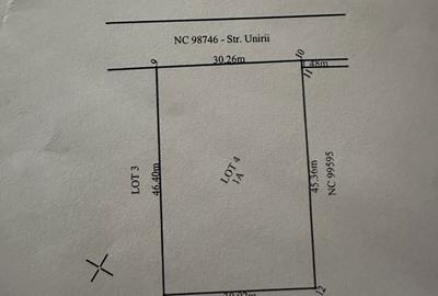 Teren de 1426 mp, în Miroslava - 1