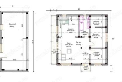 Casa Parter Valea Lupului , 155mp utili,1550mp teren + padure - 4