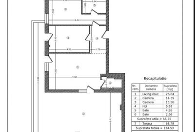 Apartament trei camere dristor-nicolae pascu  cu terasa impresionanta - 14