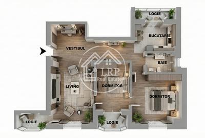 Apartament cu 3 camere decomandat, mobilat în Moșilor - 18