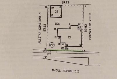 Casă individuală cu 3 camere cu Canalizare în Central - 2