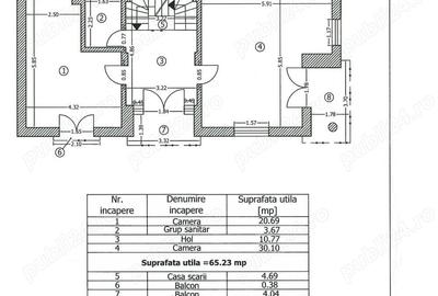 Casă cu 2 camere cu Teren 67.64 Mp în Rahova - 1