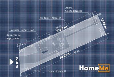 Teren Construcții intravilan de 842 mp, în Moara Vlăsiei - 2