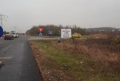 Teren intravilan in sens giratoriu DN7 11600mp com. Tartasesti, jud Dambovita