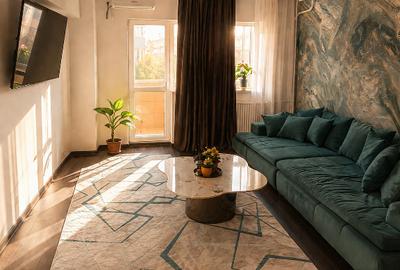 Apartament cu 2 camere semidecomandat, mobilat în Ștefan cel Mare - 1