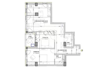 Apartament cu 3 camere decomandat în Tractorul - 1